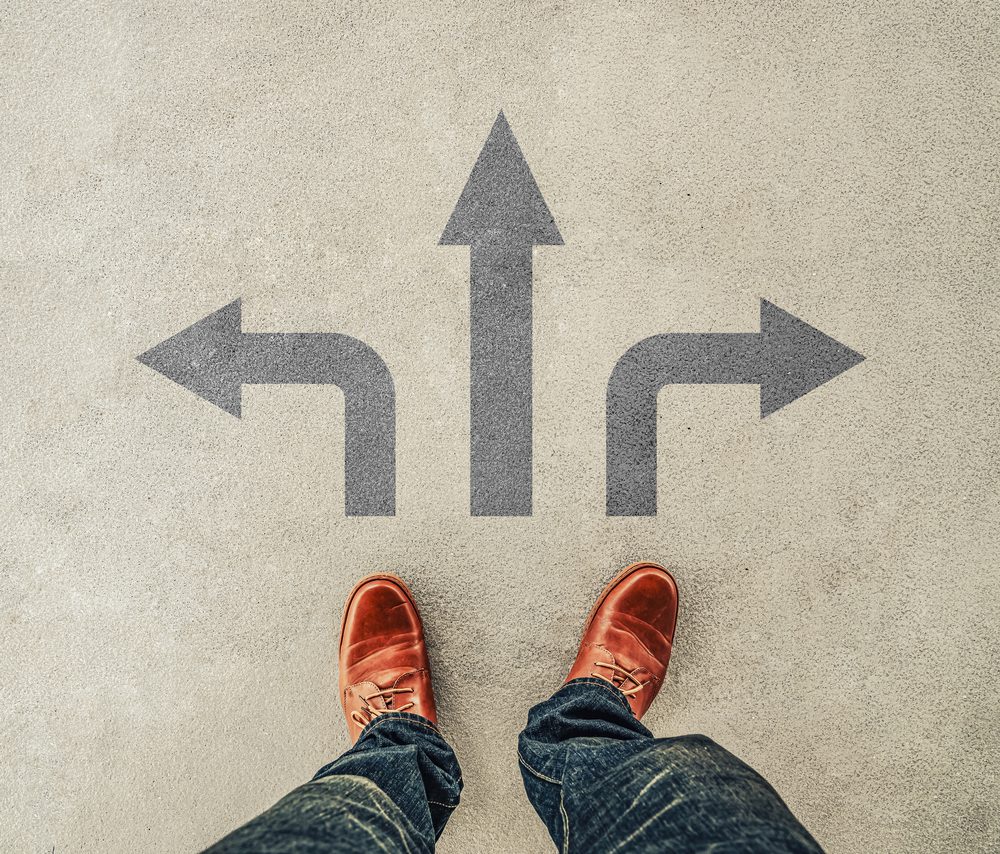 GuideMe Man making choice